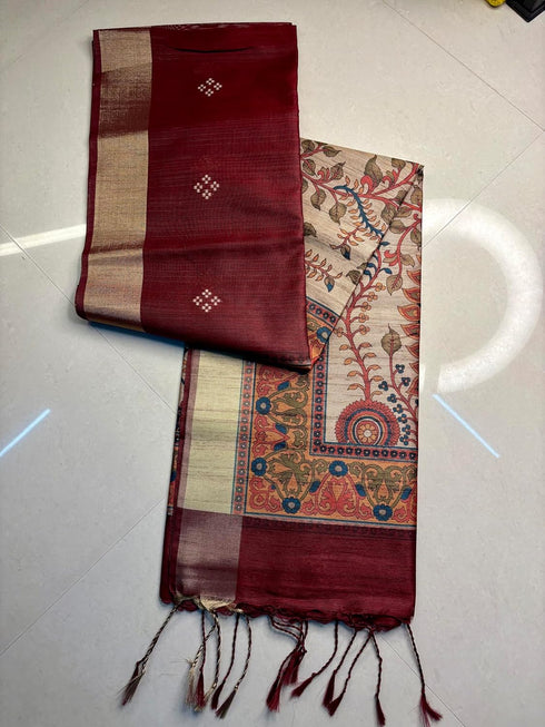 Vasthrlay Ghicha Silk Saree