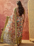 Vasthrlay Printed Jacquard Unstitched Dusty Pink Saree