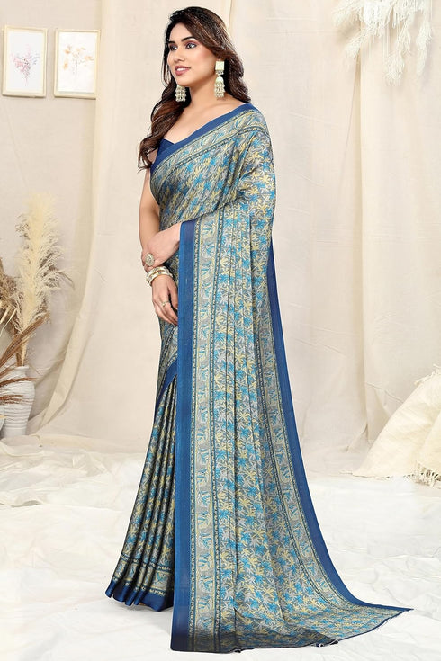 Vasthrlay Fashion Chiffon Printed Ethnic Wear