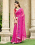 Vasthrlay Chiffon Bandhani Unstitched Green Saree