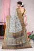 Vasthrlay Fashion Polyester Printed White Ethnic Wear