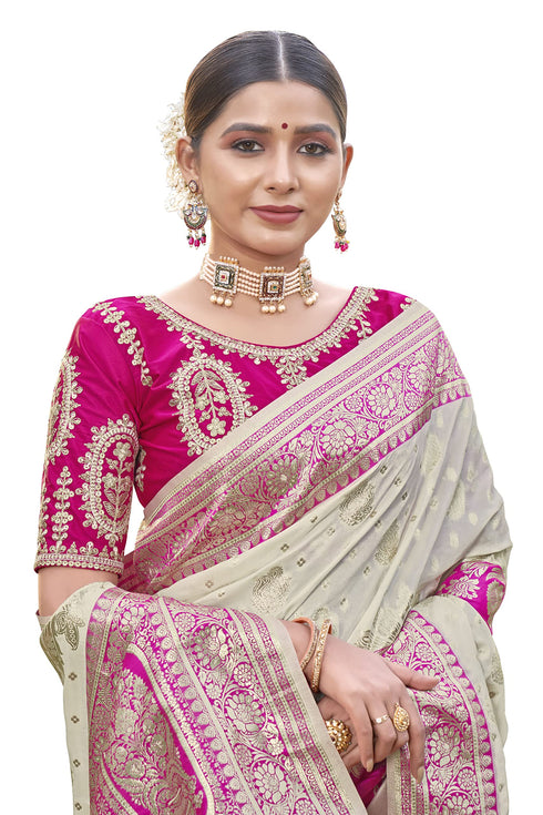 Vasthrlay Adorable Pattern Banarasi Piece Mn1738