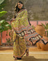 Vasthrlay Womens Printed Unstitched Maroon Saree