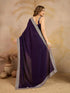 Vasthrlay Embroidery Unstitched Purple Ethnic Wear