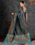 Vasthrlay Banarasi Kanjeevaram Unstitched Beige Saree