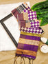 Vasthrlay Tussar Printed Conrast