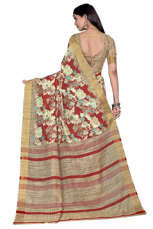 Vasthrlay Blouse Red Ethnic Wear