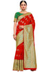 Vasthrlay Banarasi Blouse Red Ethnic Wear