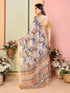 Vasthrlay Digital Printed Unstitched Brown Free Ethnic Wear