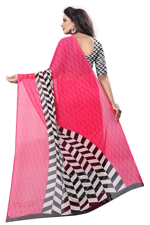Vasthrlay Georgette Multi Color Free Size Sdpl Piku Ethnic Wear