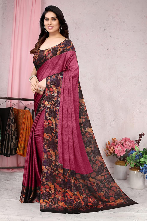 Vasthrlay Fashion Rhinestone Embellished Black Ethnic Wear