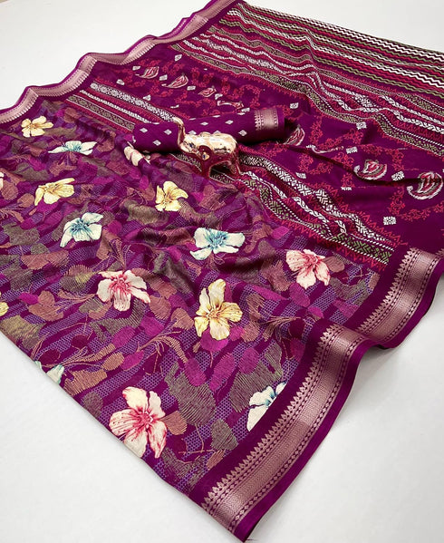 Vasthrlay Saree Digital Print