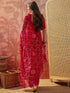 Vasthrlay Chiffon Printed Unstitched Black Saree