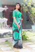 Vasthrlay Georgette Sequence White Ethnic Wear