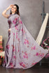 Vasthrlay Fashion Chiffon Printed Dusty Ethnic Wear