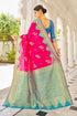 Vasthrlay Banarasi Rich Redfirozi Ethnic Wear