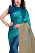 Vasthrlay Fashion Chiffon Printed Grey Ethnic Wear