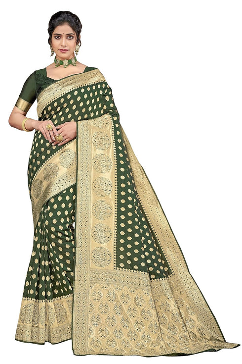 Vasthrlay Banarasi Magenta Ethnic Wear