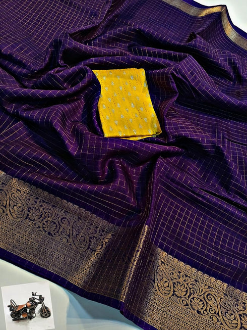 Vasthrlay Printed Contrast Darkviolet