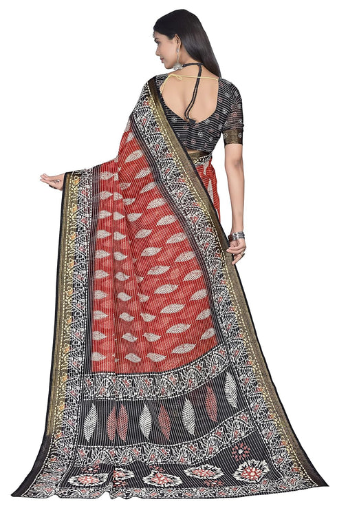 Vasthrlay Blouse Red Ethnic Wear