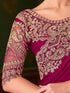 Vasthrlay Embroidery Sequence Unstitched Grey Ethnic Wear
