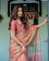 Vasthrlay Handloom Cotton Turquoise Saree