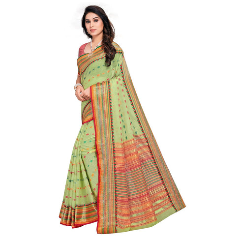 VasthrlayCotton Manipuri Unstitched Ethnic Wear