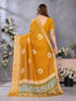 Vasthrlay Black Unstitched Saree