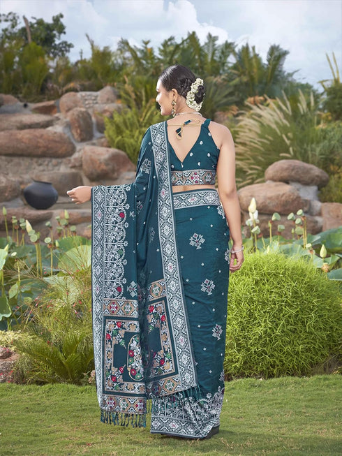 Vasthrlay Banarasi Mustard Jacquard Piece Mn1942