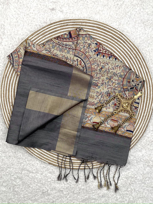 Vasthrlay Soft Tussar Saree