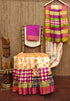 Vasthrlay Tussar Printed Conrast