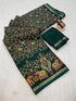 Vasthrlay Kalamkari Digital Piece Navy