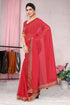 Vasthrlay Fashion Georgette Bandhej Red Ethnic Wear
