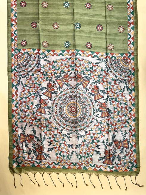 Vasthrlay Kalamkari Beautiful Darkgrey