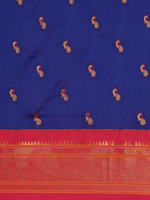 Vasthrlay Paithani Purple Saree