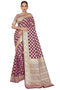 Vasthrlay Banarasi Bridal Maroon Ethnic Wear