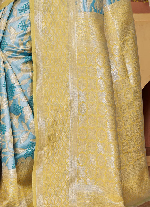 Vasthrlay Kanjivaram Blouse Purple Peachpurple