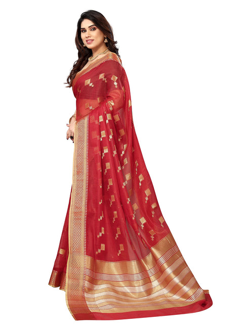 Vasthrlay Jacquard Unstitched Saree