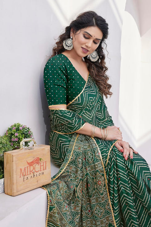Vasthrlay Fashion Georgette Sequins Navy Ethnic Wear