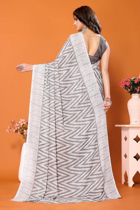 Vasthrlay Trendy Georgette Material Ethnic Wear