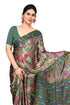 Vasthrlay Fashion Chiffon Georgette Beige Ethnic Wear