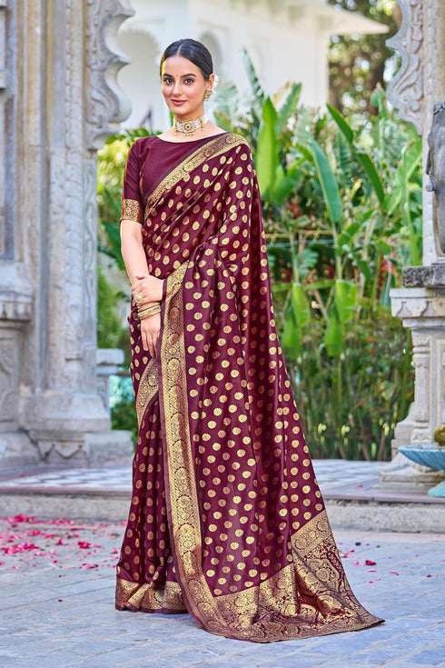 Vasthrlay Banarasi Rama Ethnic Wear