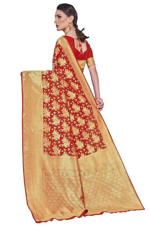 Vasthrlay Banarasi Gs Red Ethnic Wear