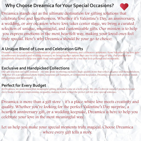 Dreamica Printed I Love You Printed Mug with Standee, 25 Reasons Why I Love You Cards and Keychain | Best Valentine Day Gift