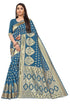 VasthrlayMaroon Woven Kanjivaram Blend Saree