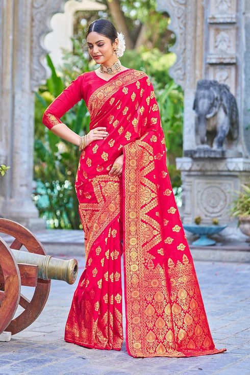 Vasthrlay Banarasi Rama Ethnic Wear