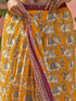 Vasthrlay Printed Yellow Saree