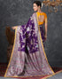 Vasthrlay Banarasi Jacquard Unstitched Pink Saree