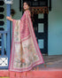 Vasthrlay Handloom Turquoise Paisley Saree
