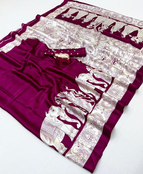 Vasthrlay Kalamkari Beautiful Elephant